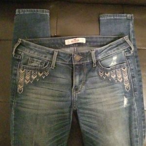 Hollister denim skinny jeans